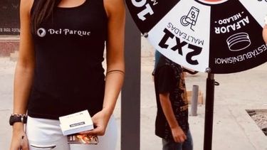 Andá y probá tu suerte en la ruleta de Del Parque