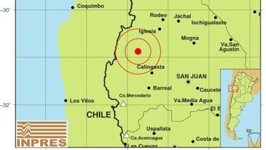 Un sismo sacudió la madrugada sanjuanina