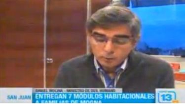 Llegaron los módulos habitacionales a Mogna