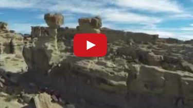 Ischigualasto, desde el aire