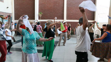 Un taller de danza, protagonizado por los adultos mayores. (Imagen gentileza Gobierno de San Juan)