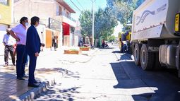 Comenzó la repavimentación de una importante calle de la capital sanjuanina