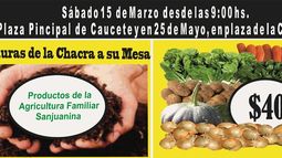 “Verduras de la chacra a su mesa”