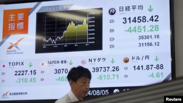 Tiemblan las bolsas por pronósticos de recesión en Estados Unidos