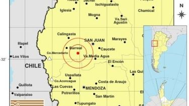 Mediodía movidito: también tembló en San Juan
