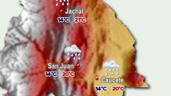 Pronostican lluvia para toda la provincia