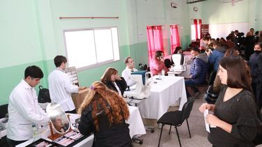 Imagen del Operativo de Abordaje Social en Zonda.