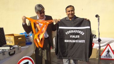 Entregaron elementos para la educación y seguridad vial