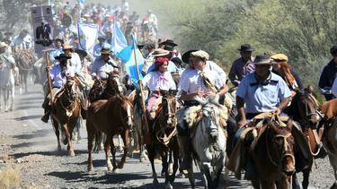 El año pasado la Cabalga a la Difunta Correa convocó a unos 5.000 jinetes.