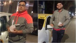 Una buena acción que terminó en homenaje: la dueña de un local en Chimbas regaló 60 hamburguesas a taxistas y remiseros