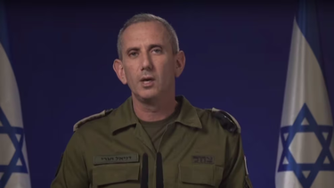 Daniel Hagari, portavoz de las Fuerzas de Defensa de Israel.