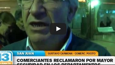 El clamor por seguridad en comercios del sur estalló en pleno centro