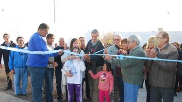 El Barrio Hualilán tiene su nuevo playón polideportivo