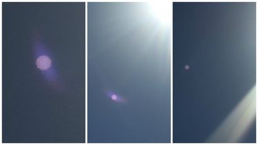 ¿Falla de la cámara u OVNI en Zonda? Mirá las fotos y opiná