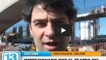 Iñaki, impresionado por el Teatro del Bicentenario