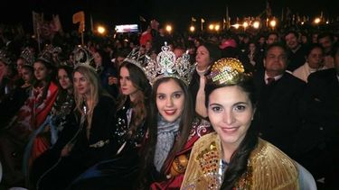 Gabriela I llevó su belleza a la Fiesta Nacional del Surubí