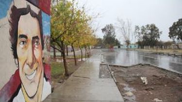 Gioja: el recuerdo del “Chino” Saldaño y el anuncio de un polideportivo en Rawson