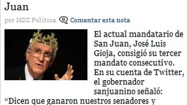 El triunfo de Gioja con mirada nacional