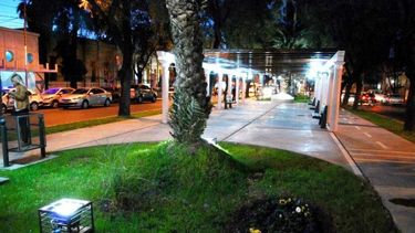 Inauguran obras de remodelación en el boulevard de Avenida Rawson