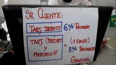 En lo que va del año, Defensa al Consumidor multó 60 comercios sanjuaninos por cobrar con recargo