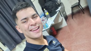 Rolando Amarfil, el joven policía que perdió la vida.