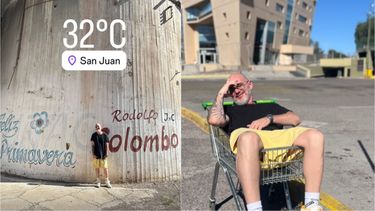 Un DJ internacional con el apellido de un político sanjuanino posó con pintadas electorales