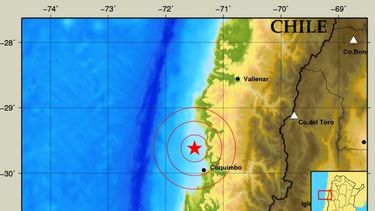 Un sismo en el Océano Pacífico se sintió en San Juan