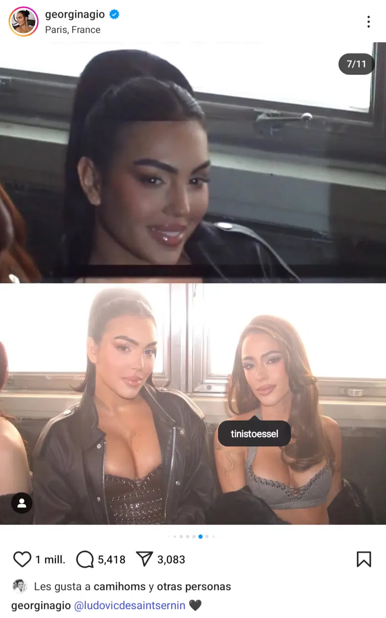 El gesto de Cami Homs con Tini Stoessel