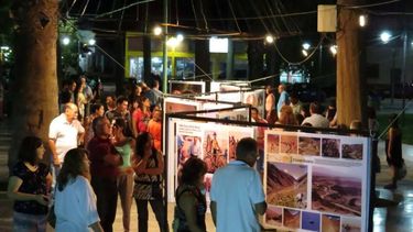 Con la muestra de Ruiz, la plaza de Jáchal fue una fiesta
