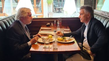 El sanjuanino Julio Conte Grand almorzando con Mauricio Macri El sanjuanino Julio Conte Grand almorzando con Mauricio Macri