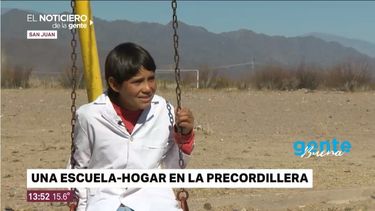 Una escuela calingastina salió en el programa de Nico Repetto