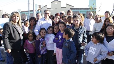 Más de 40 familias disfrutan de sus casas nuevas en Albardón