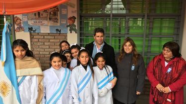 El gobernador inauguró obras en Jáchal y anunció la construcción de dos escuelas