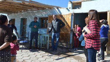 En Iglesia se están haciendo obras con aportes de la minería.