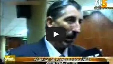 Cómo avanza la fábrica de paneles solares en la provincia