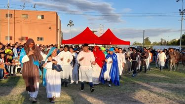 Presos sanjuaninos participaron de un emotivo pesebre viviente en el Servicio Penitenciario