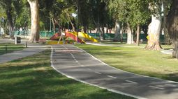 A horas de ser inaugurados, así están los nuevos juegos del Parque de Mayo