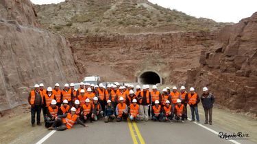 Jachalleros, deslumbrados por la obra de la Ruta 150