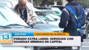 Cómo será el funcionamiento de los servicios en feriado