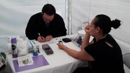 En Santa Lucía vivieron un sábado muy saludable