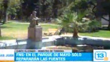Monumento, tribuna y fuente beneficiados con la Fiesta del Sol