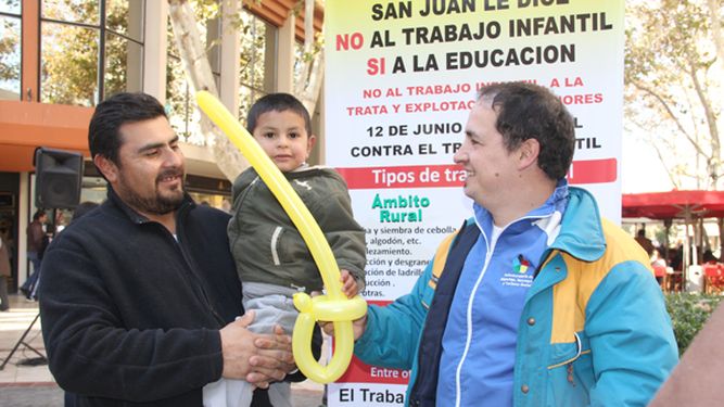 Realizan campaña de información y concientización contra el trabajo infantil