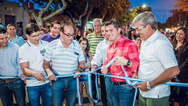 Inauguran un tramo importante de la calle Gral. Paz en Santa Lucía