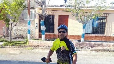 Un sanjuanino y una travesía en bici para vencer una dura enfermedad