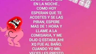 Fuerte cruce entre una conductora sanjuanina y la policía que custodia su casa: Se fue; cayeron tres gotas