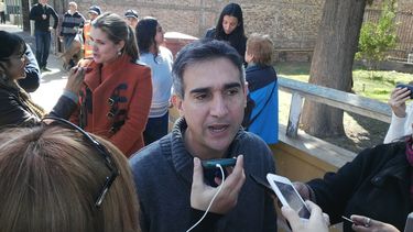 Aranda votó sin nervios, con su familia