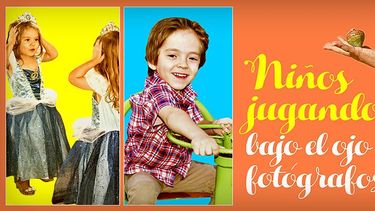 Niños jugando, bajo el ojo de los fotógrafos sanjuaninos