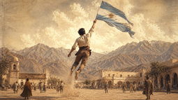 De la mano de Maradona: el toque sanjuanino del 25 de Mayo De la mano de Maradona: el toque sanjuanino del 25 de Mayo