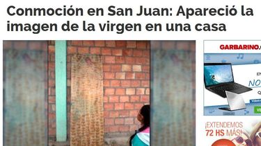 El país habla de la virgen en la madera de Chimbas
