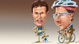 Tiempo de deportes, vidriera y escuela